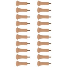20 Pcs Wooden Pegs Wardrobe Hooks Wood Hooks For Hanging Clothes Hats Coat