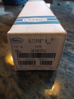 Pall Ultipor N66 AB1NX7PSJ 10'' Sterilizing Grade Filter Cartridge 0.45um
