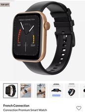 Reloj Inteligente French Connection Premium Dorado Bluetooth Nuevo PVP £145
