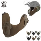 Tactical Wendy helmet Mouthguard protective Half Face Mask For Wendy 3.0 helmet