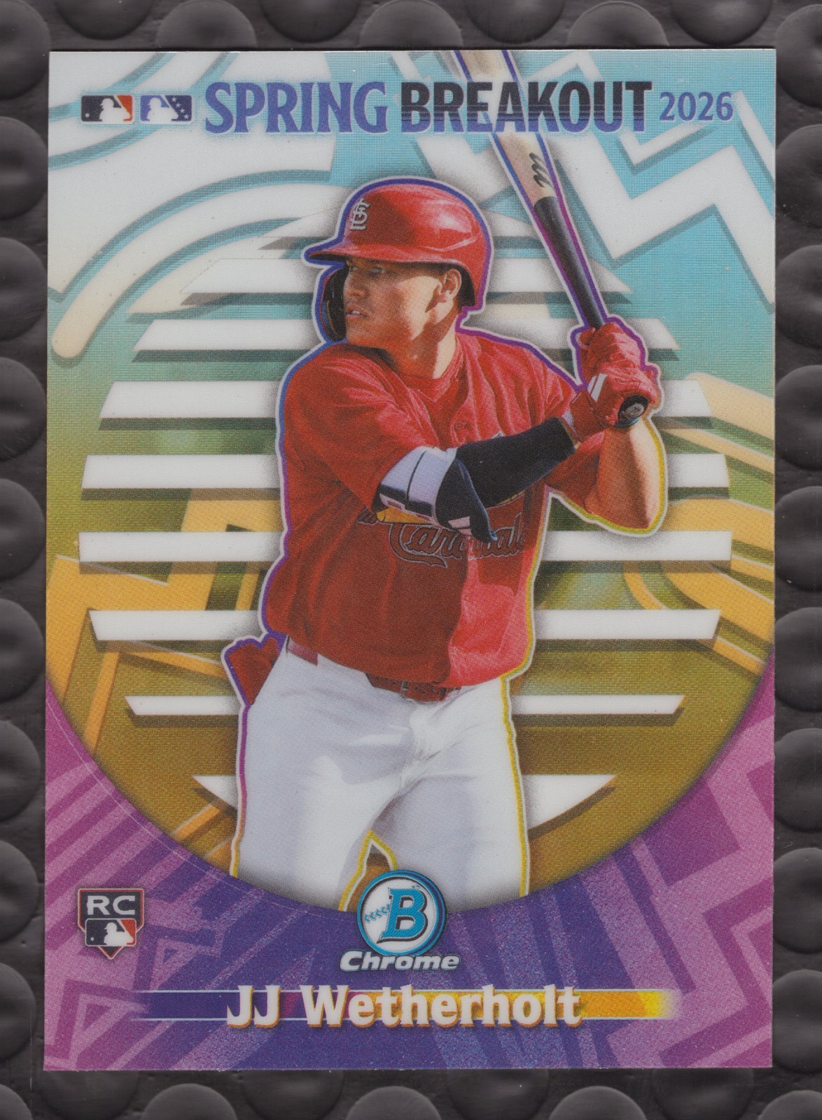 2026 Bowman Chrome Spring Breakout JJ Wetherholt #SB-2 (RC) St. Louis Cardinals