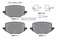 Bremsbelagsatz FÜR Nissan X-TRAIL IV (T33), Renault Austral - Textar 2692601