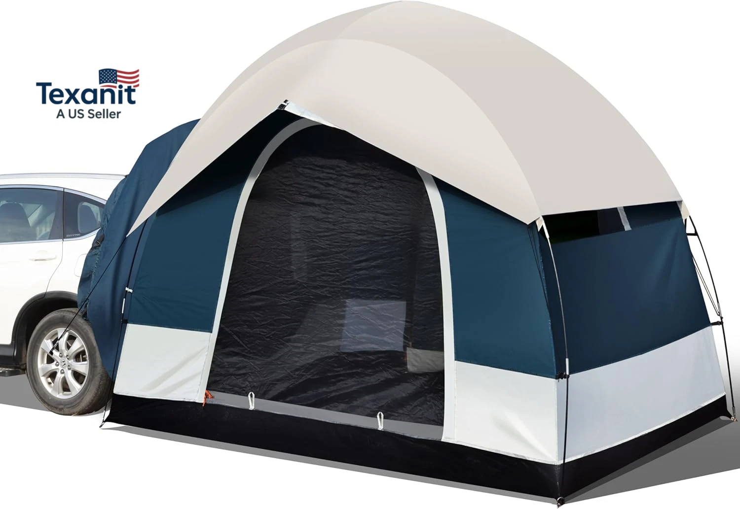 SUV Tent for Camping with Rainfly, Waterproof Pu3000Mm Double Layer Design, Car