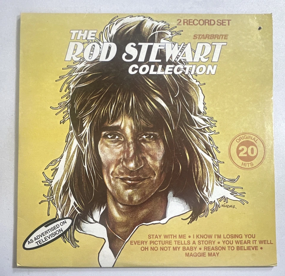 ROD STEWART - THE ROD STEWART COLLECTION - 2 X VINYL LP RECORD -1977 -TVLP 77032 - Image 2 of 4