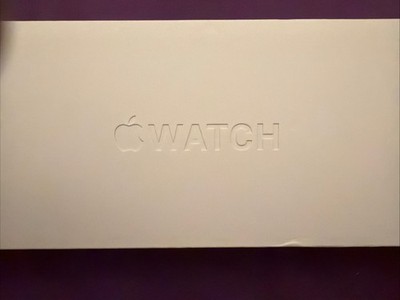 Apple Watch Series 6 44mm Space Gray Aluminum Case W/Unused Black Band $