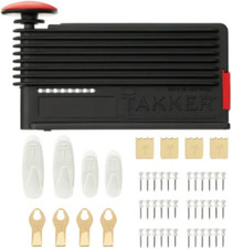 Takker® Picture Frame Hanging Tool Kit Easy One-Step 61 Pieces- No Tools/Nails R