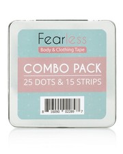 Fearless Tape Combo Pack - Fashion Tape Strips Dots Double Sided Body Tap...