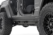 Rough Country Rocker Sill Plates for Jeep Wrangler Unlimited 2018-2026 - Tr...
