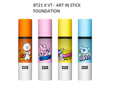 BTS Jhope BT21 Line Friends Art In Stick Foundation MANG #22 Medium Beige