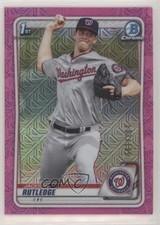 2020 Bowman Chrome Prospects Mega Box Pink Mojo Refractor Jackson Rutledge 06y2