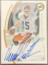 Kurt Kittner 2002 Press Pass JE On-Card Auto Autograph Rookie RC Illinois. rookie card picture