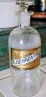 Antique glass apothecary medical bottle jar  *As Is* / Offered Individually — photo 1