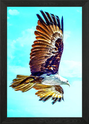 Adler gerahmtes Wandbild Poster Leinwanddruck Bild