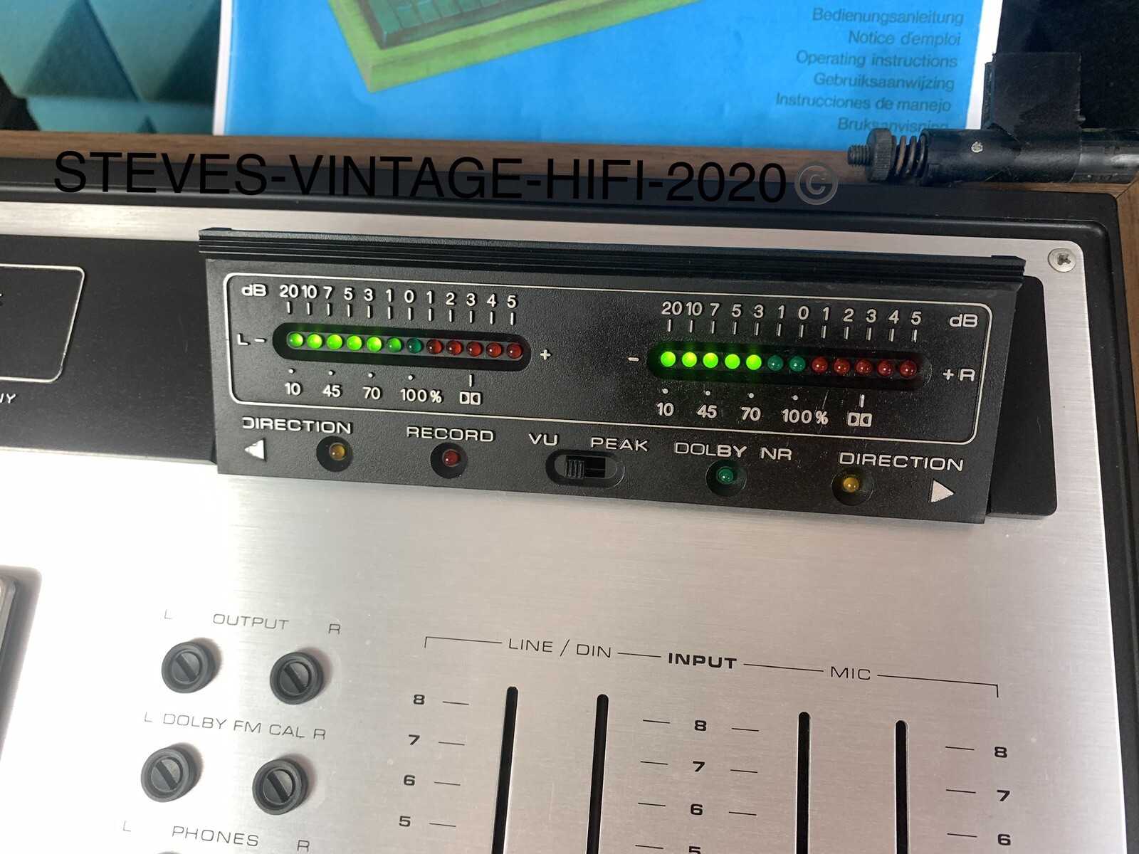 Dual C939 Stereo Cassette Recorder 1977 ULTRA RARE REFUR8 N/MINT LK