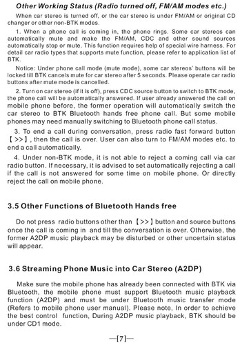 Yatour BTK Hands Free Call Bluetooth Car Kit Music CD Changer For Becker Radio - Picture 20 of 24