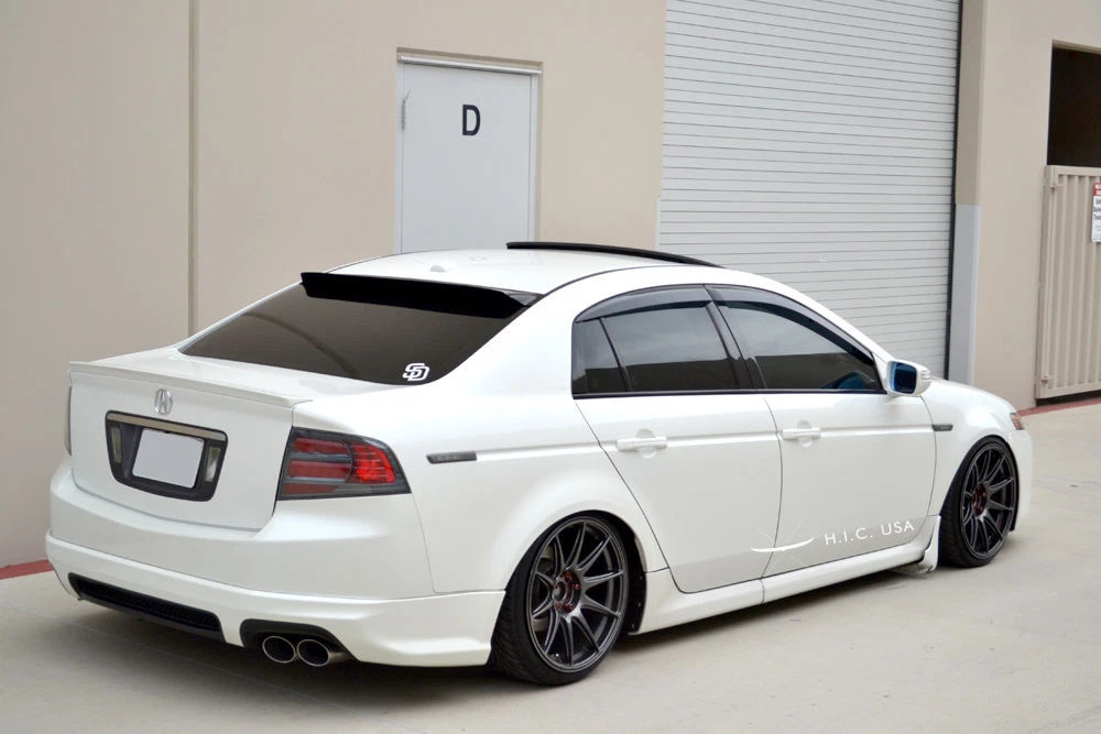 HIC USA 2004 to 2008 TL rear roof window visor spoiler V2 side