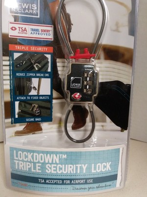 lewis n clark triple security lock