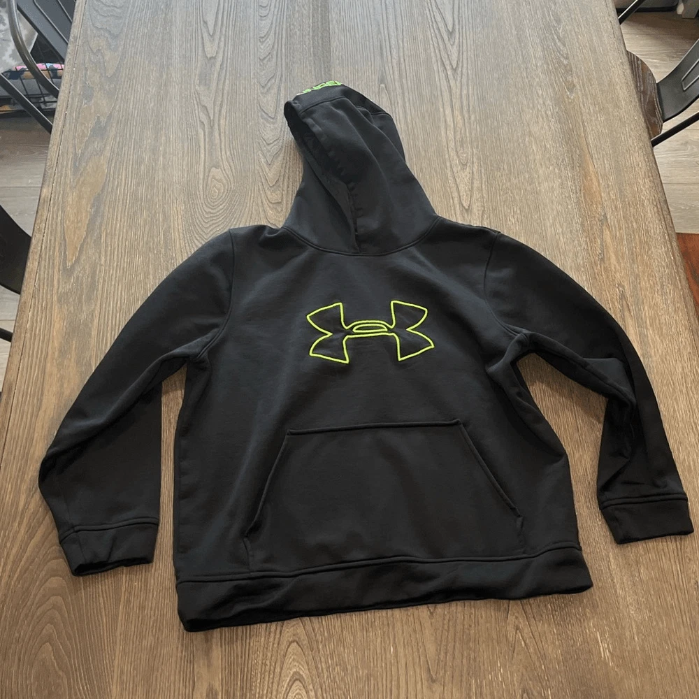 Black and lime green under armour hoodie new arrivals