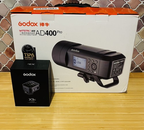 Godox AD400Pro 2.4G TTL Camera Flash Speedlite with Godox X3C Canon Transmitter