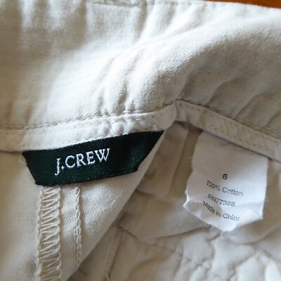 Short Chino Décontracté J.CREW - Couleur Beige Kaki, Taille 6 (T1) - Occasion Très Bon état