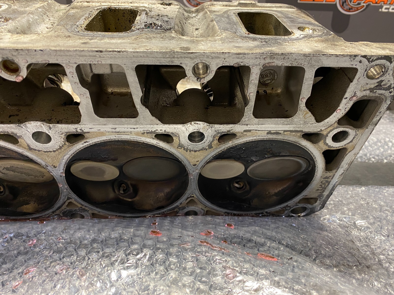 2009 CORVETTE C6 ZR1 LS9 CYLINDER HEADS PAIR DUAL VALVE SPRINGS USED