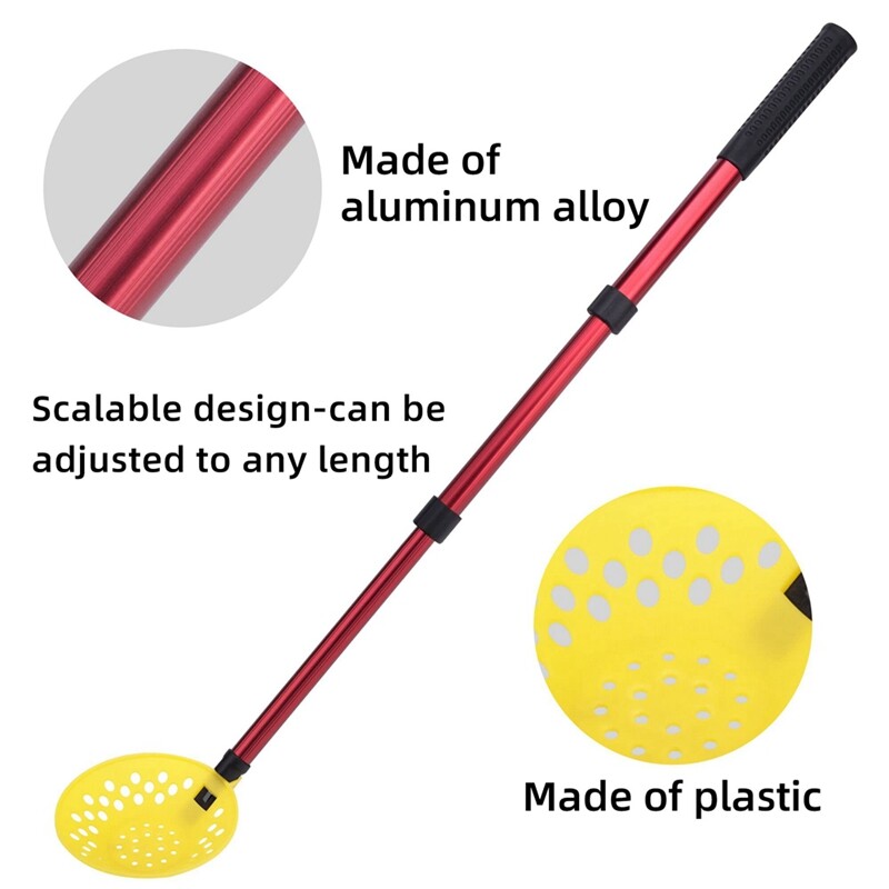 Ice Fishing Skimmer Scoop with Long Handle for Scooping Out Ice