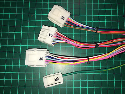 Taito Vewlix Fast I/O Board Harness Control Panel Connector Taito Vewlix Fast I/O Board Harness Control Panel Connector