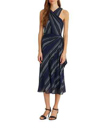 honolulu halter tropical print maxi dress product info and reviews Honolulu Halter Tropical Print Maxi Dress in Black main image 1