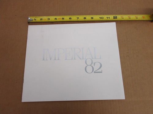 1982 Chrysler Imperial sales brochure 18 page ORIGINAL literature