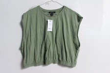 New Look Womens Oversized Box Vest - Green - Size 18 NEW (j77)