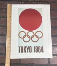 送料無料!】東京オリンピック 1964 フラッグ 2枚 ビンテージ Tokyo