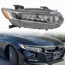 For 2018 2020 Honda Accord Halogen LED Headlight Assembly Right Passenger Side