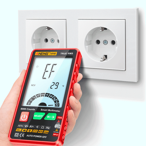 616 Digital Multimeter Auto 6,000 Counts NCV Universal D7W6 - Picture 9 of 10
