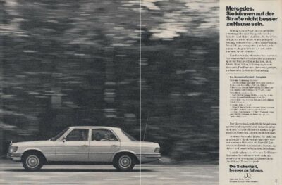 1975 Mercedes-Benz S-Class (W116) - Advertising Advert Original Ad (4)