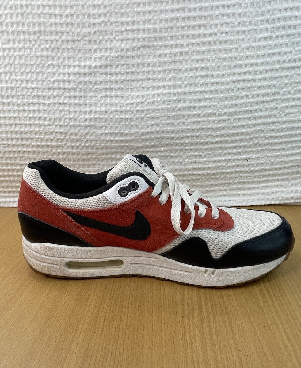Nike Air Max 1 Essential 537383-122 White Orange Men display picture 2