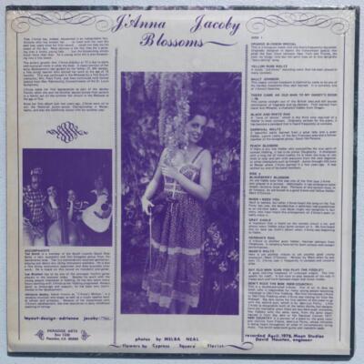 限定150枚 vikki jackman / of beauty LP レコード J'ANNA JACOBY Blossoms LP 1978 Fiddle Prodigy Bluegrass Vitamin