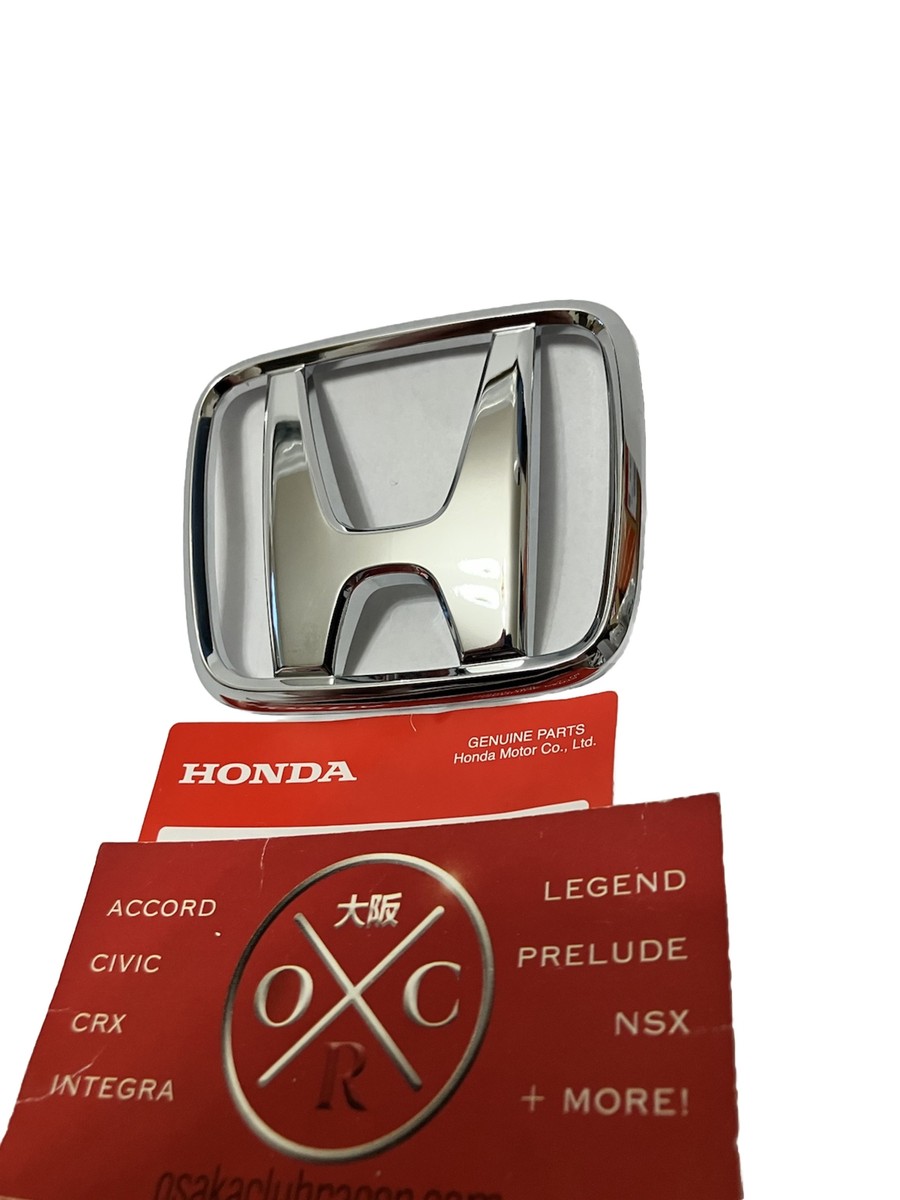 GENUINE OEM 99-00 Honda Civic Front Grille Emblem Badge USDM JDM