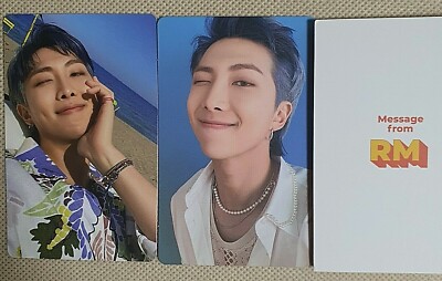 BTS Butter メッセージ RM ナムジュン BTS] BTS Butter Album Official RM (Cream, Peaches Photo card +