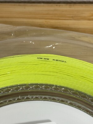 Yonex BG80 Badminton String. 656ft / 200m Reel. 068mm. Yellow