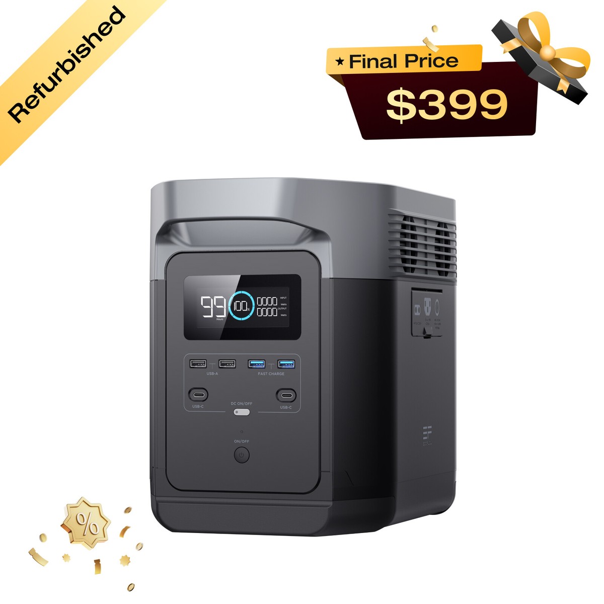 EcoFlow DELTA Portable Power Station 1260Wh Generator EcoFlow DELTA Portable Power Station 1260Wh Generator