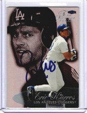 Eric Karros 1999 Flair Showcase Signed Autograph GV GX31327 LA Dodgers #113