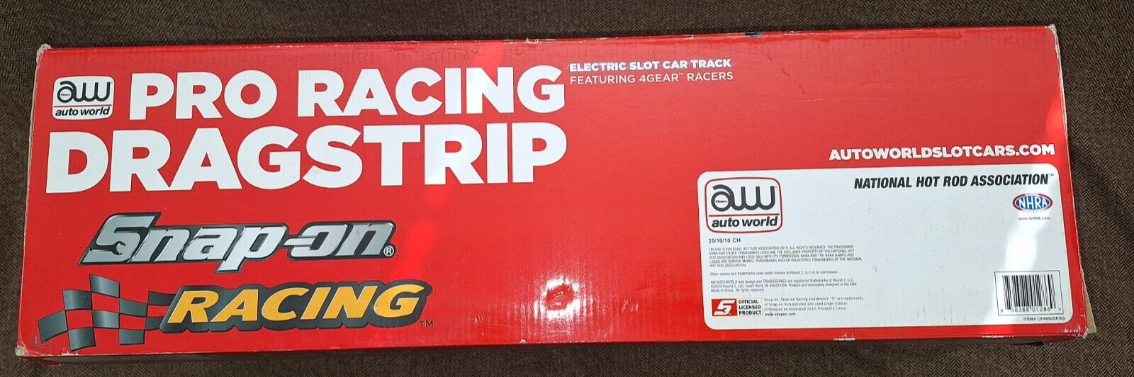 Auto World Snap On Pro Racing Dragstrip NHRA Cruz Pedregon HO Slot Car