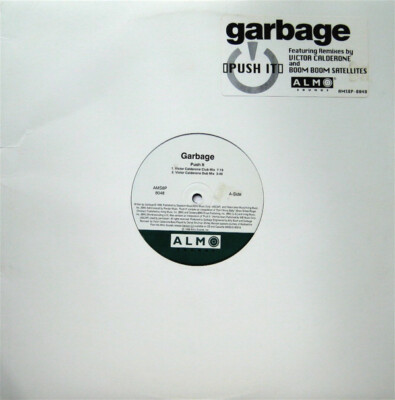 Garbage   Push It / I Think I m Paranoid -Single Vinyl Record NEW Crystal Method