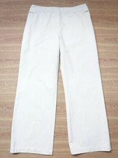J. Jill Beige Flat Front Wide Leg Long Pants Women 16 Excellent