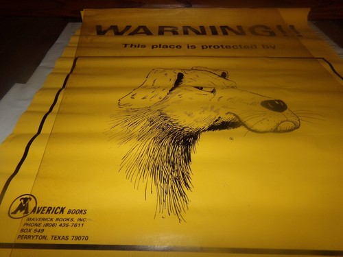 Póster promocional libro vintage Hank the Cowdog Range Security CBS Story Break 85 - Imagen 6 de 8