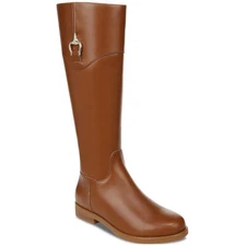 Giani Bernini Womens Sandraa Leather Knee-High Boots | Cinnamon | 8M