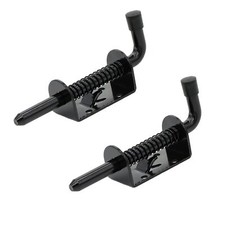5 Inch Spring Loaded Latch Bolt, Heavy Duty Spring Loaded Latch Pin Door Lock,1/