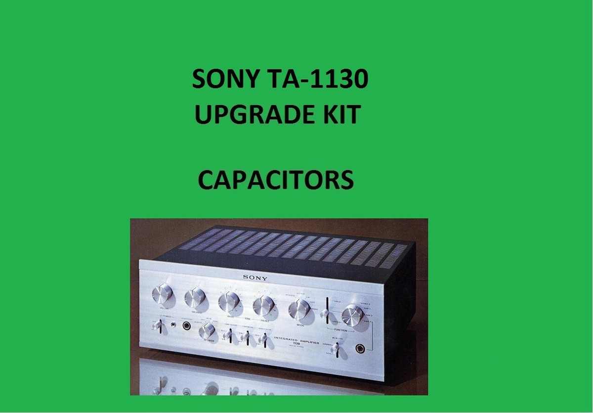 Kit Condensateurs Réparation Ampli Sony MU-A301 – Neuf – Tous Les Condensateurs Inclus