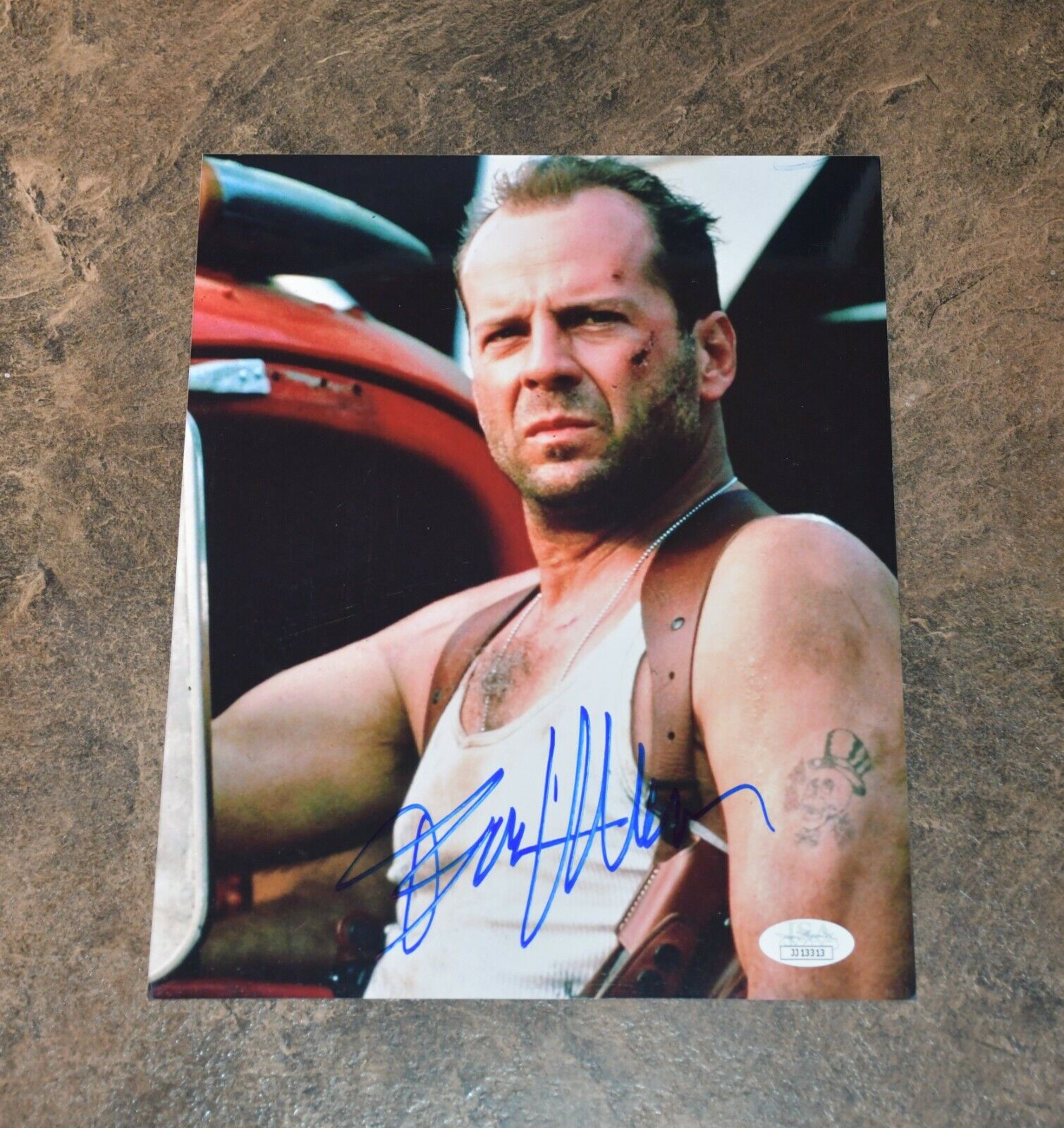 Bruce Willis Autographed Signed ~ Original 8X10 Die Hard Photo JSA COA 