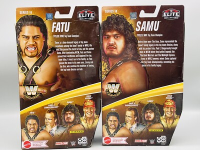 WWE ELITE FATU & SAMU CHASE HEADSHRINKERS SAMOAN SWAT TEAM